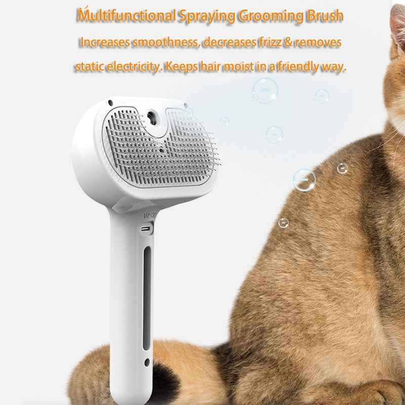 Self-Cleaning Grooming Brush
