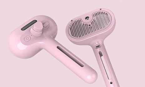 Self-Cleaning Grooming Brush